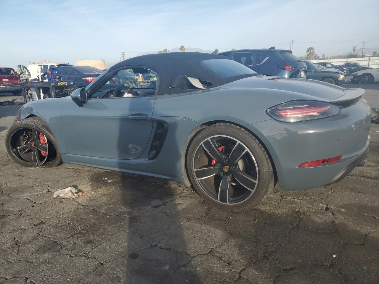 2018 Porsche Boxster VIN WP0CB2A85JS228346 Copart auction photo, front end damage thumbnail 2