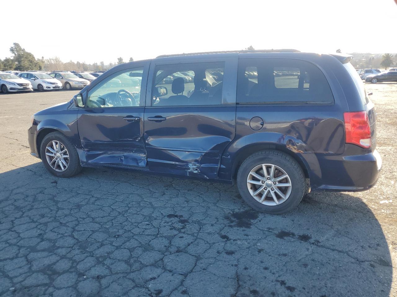 2014 Dodge Caravan VIN 2C4RDGCGXER429978 Copart auction photo, side damage thumbnail 2