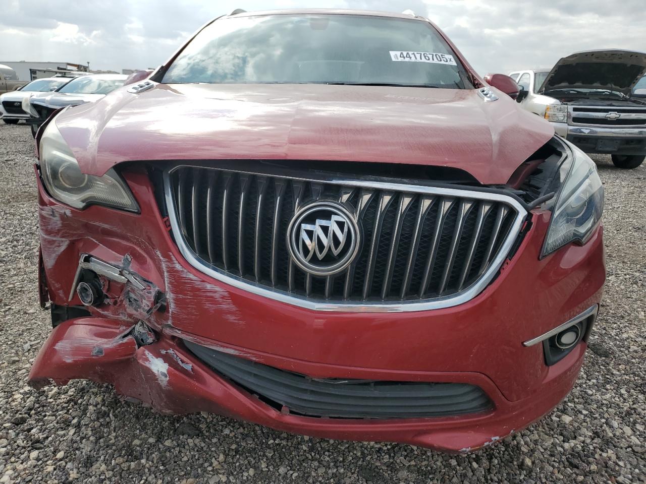 2017 Buick Envision VIN LRBFXBSA4HD222244 Copart auction photo, front end / rear end damage thumbnail 5