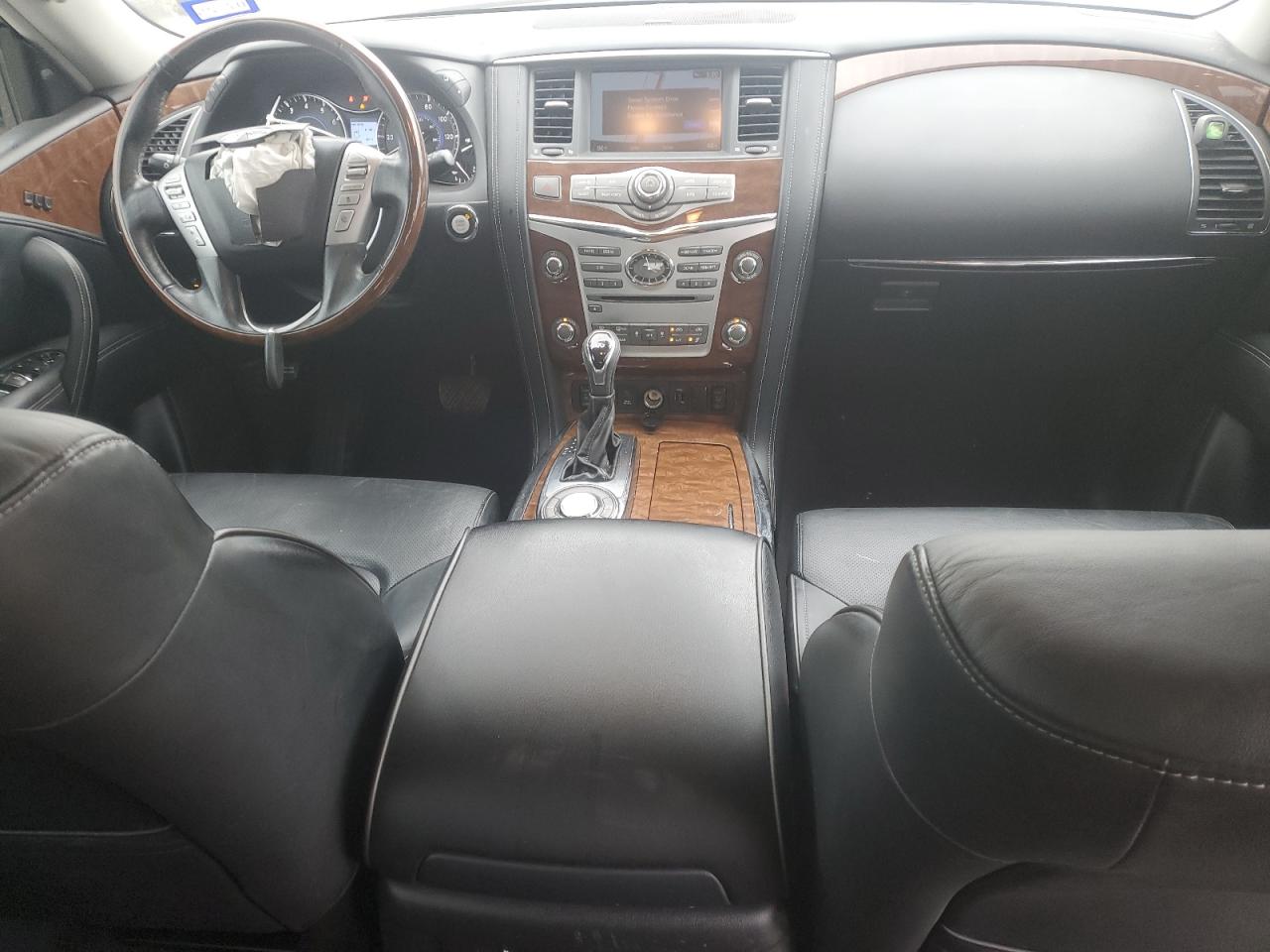 2018 Infiniti QX80 VIN JN8AZ2NF3J9665155 Copart auction photo, front end damage thumbnail 8