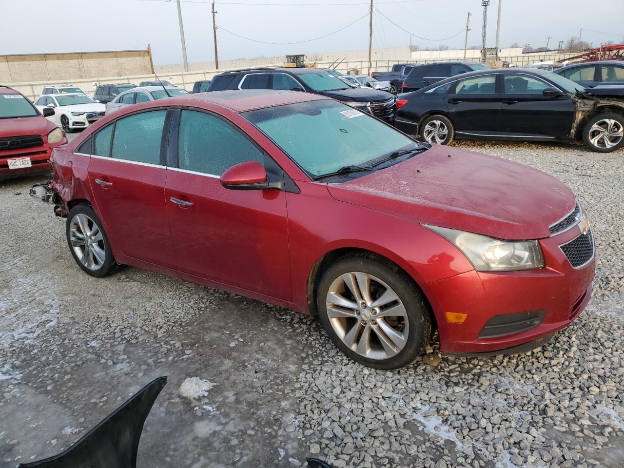 2011 Chevrolet Cruze VIN 1G1PH5S97B7127363 Copart auction photo, rear end damage thumbnail 4