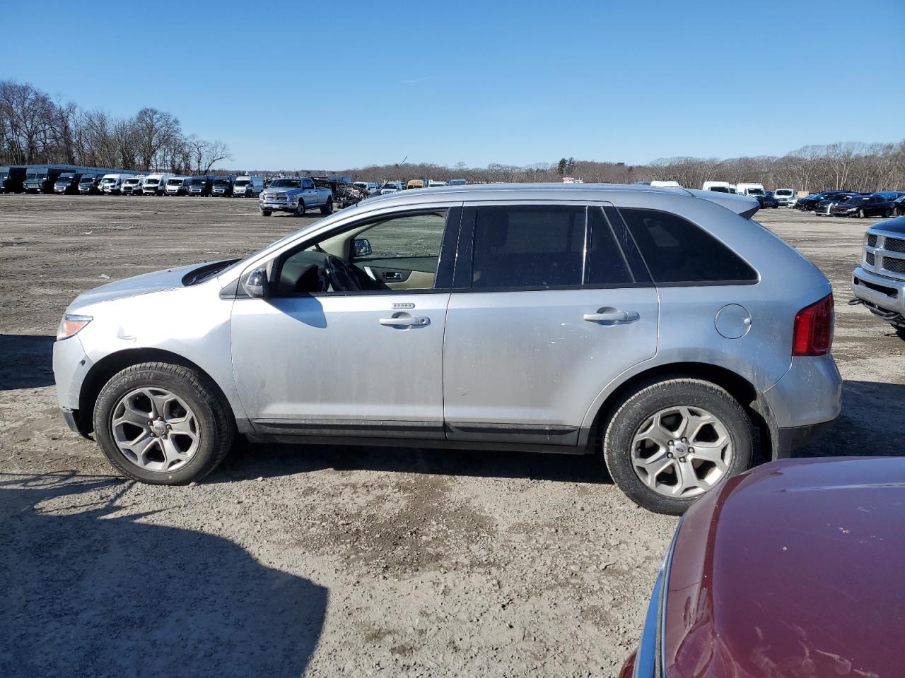 2013 Ford Edge VIN 2FMDK4JCXDBE29576 Copart auction photo, minor dent/scratches damage thumbnail 2
