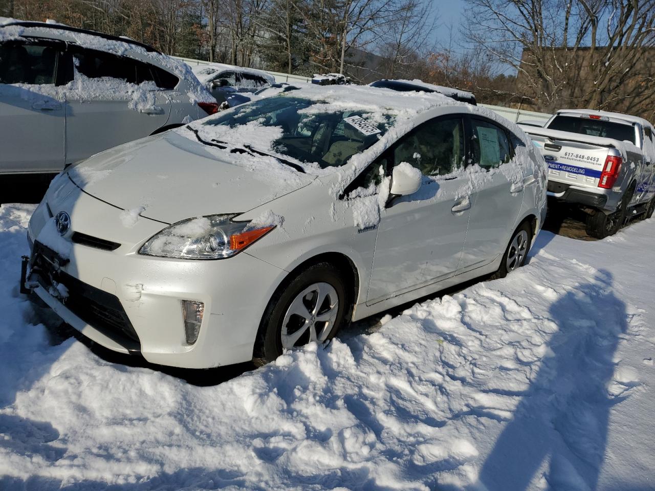 2014 Toyota Prius VIN JTDKN3DU9E1761233 - Copart auction photo