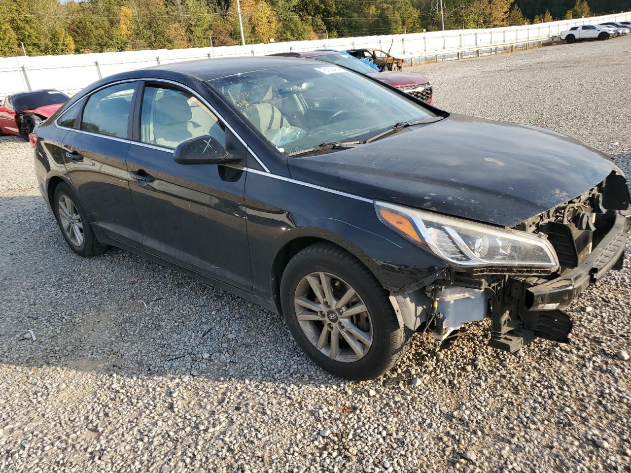 2017 Hyundai Sonata VIN 5NPE24AF1HH522841 Copart auction photo, front end damage thumbnail 4