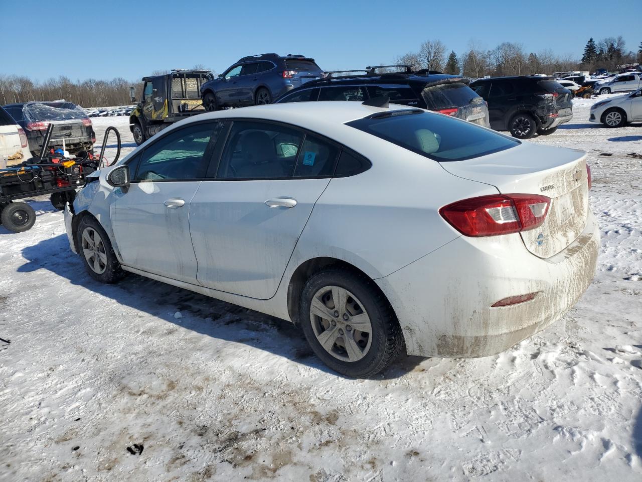 2018 Chevrolet Cruze VIN 1G1BC5SM8J7136486 Copart auction photo, front end damage thumbnail 2