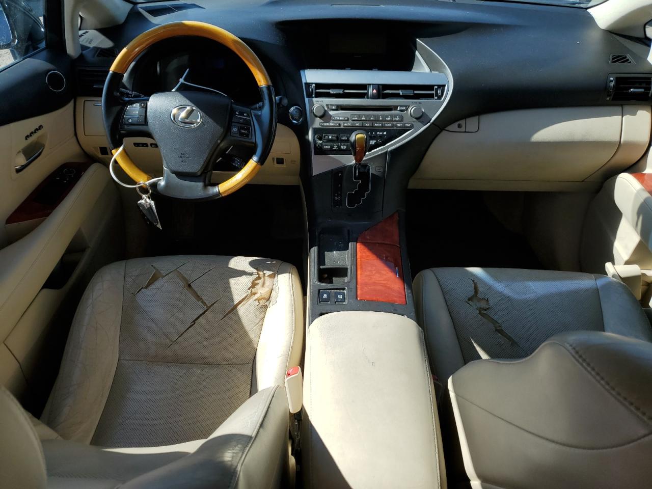 2010 Lexus RX VIN 2T2BK1BA4AC070568 Copart auction photo, side damage thumbnail 8