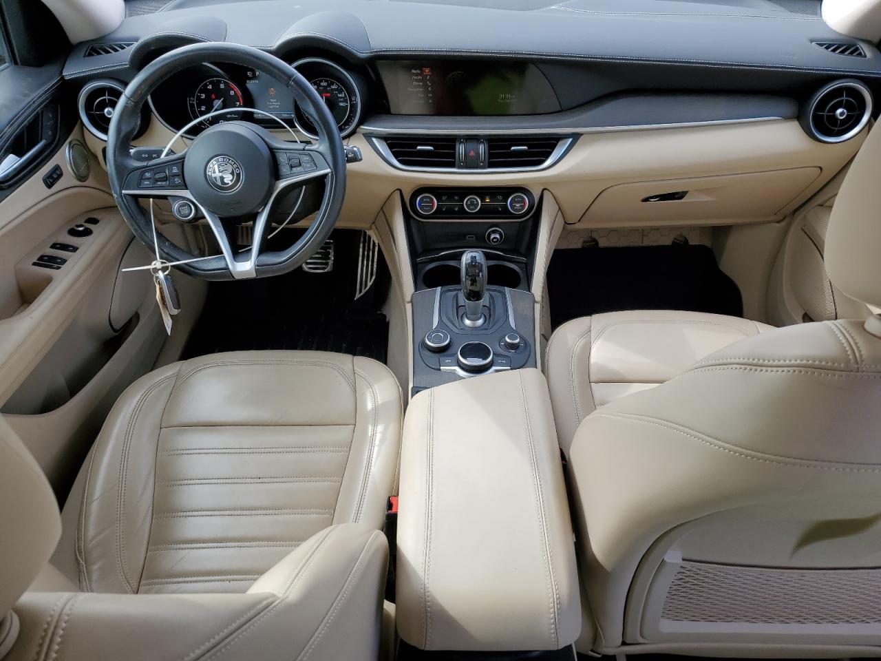 2019 Alfa Romeo Stelvio VIN ZASPAKBN8K7C43735 Copart auction photo, front end damage thumbnail 8
