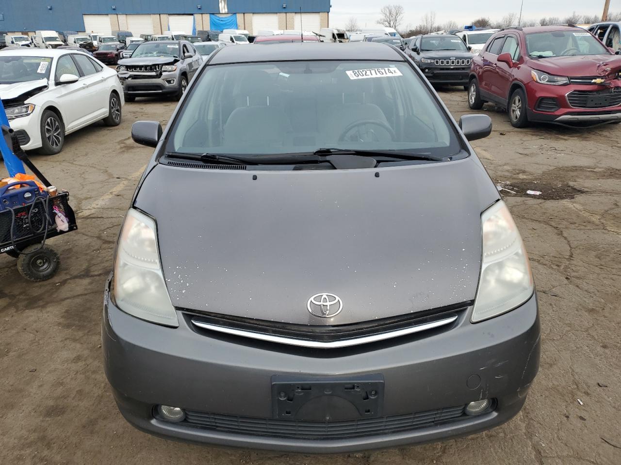 2007 Toyota Prius VIN JTDKB20U273238541 Copart auction photo, front end damage thumbnail 5