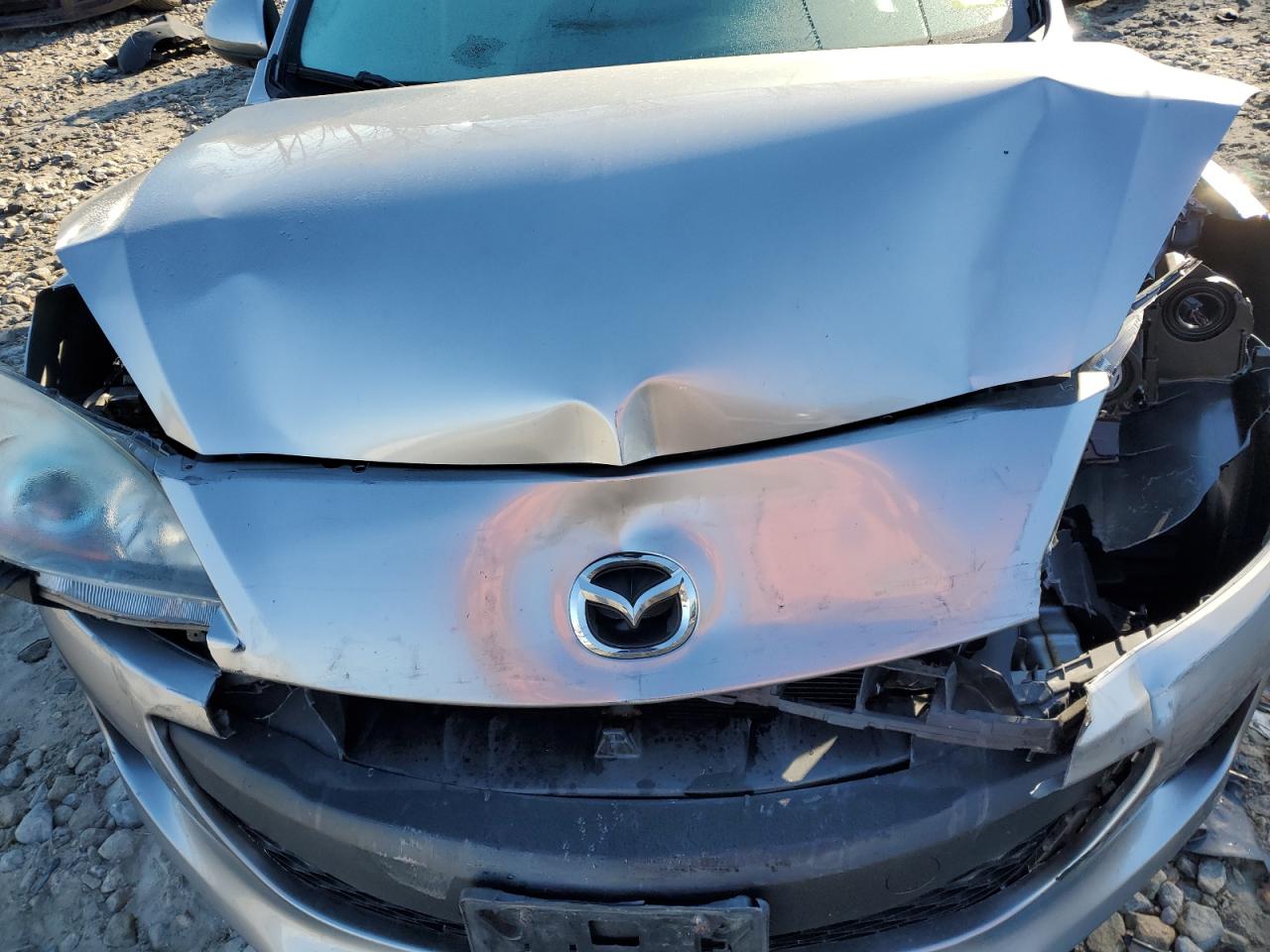 2013 Mazda 3 VIN JM1BL1UPXD1849792 Copart auction photo, front end damage thumbnail 13