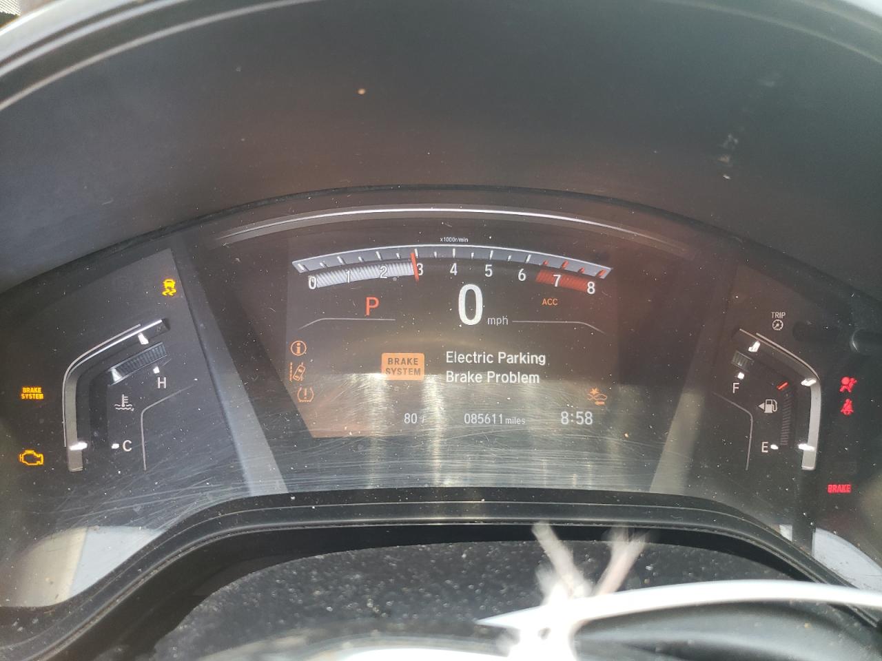 2020 Honda CR-V VIN 5J6RW2H24LL008848 Copart auction photo, front end damage thumbnail 9
