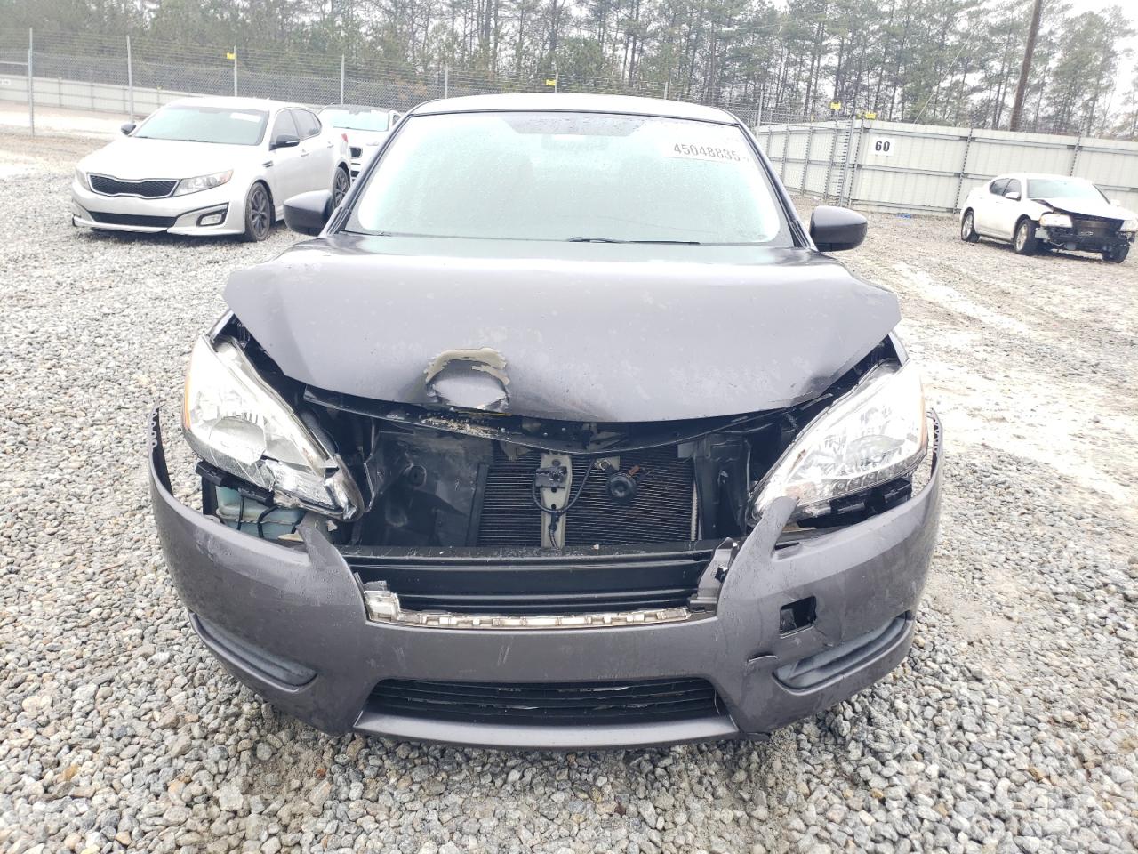 2014 Nissan Sentra VIN 3N1AB7AP6EL644957 Copart auction photo, front end / minor dent/scratches damage thumbnail 5