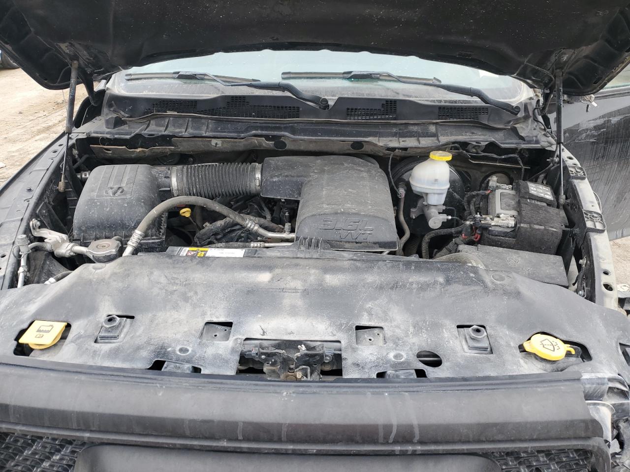 2021 RAM 1500 VIN 1C6RR7GGXMS531233 Copart auction photo, front end / rear end damage thumbnail 11