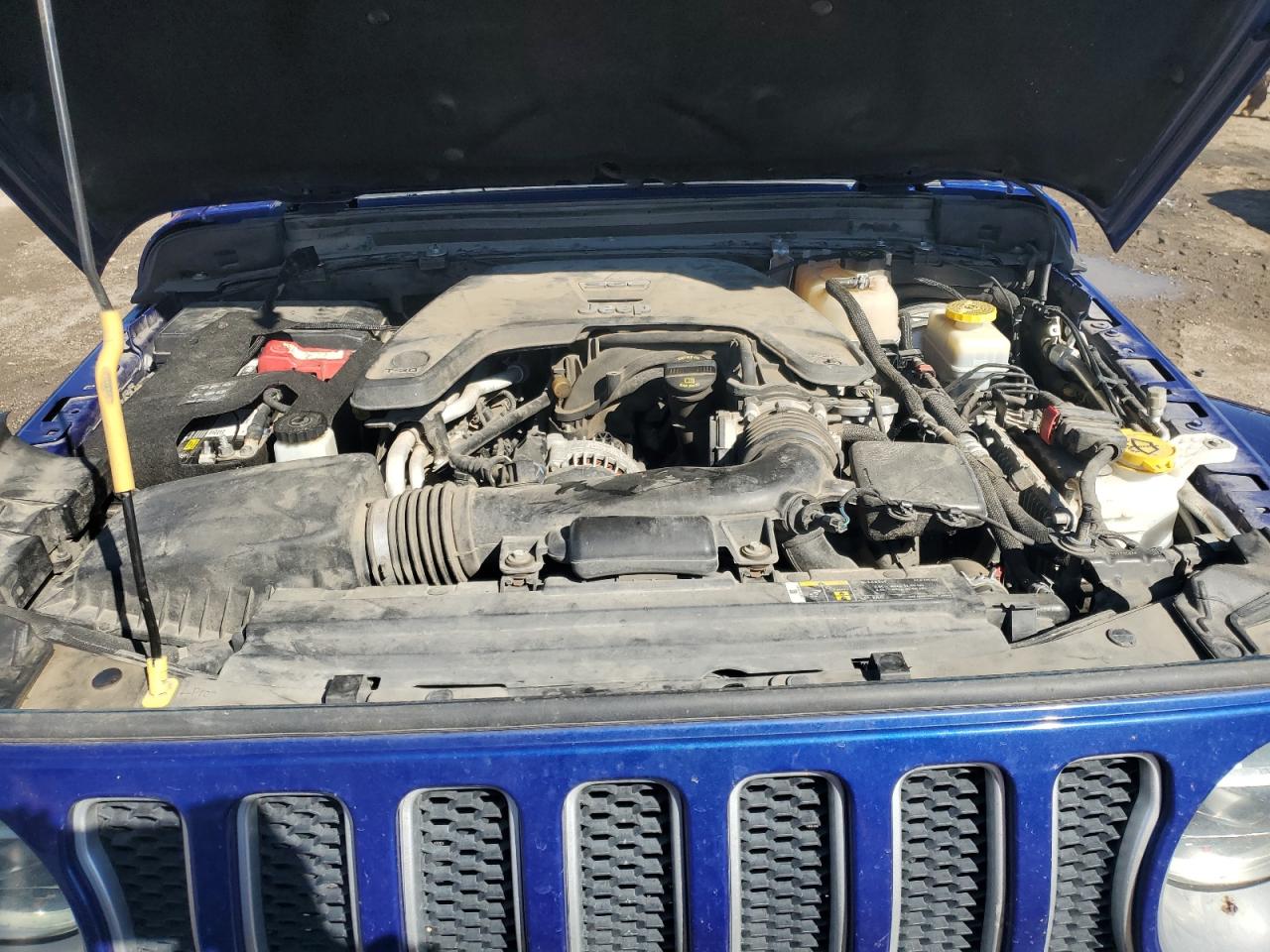 2019 Jeep Wrangler VIN 1C4HJXEG0KW548627 Copart auction photo, frame damage damage thumbnail 13