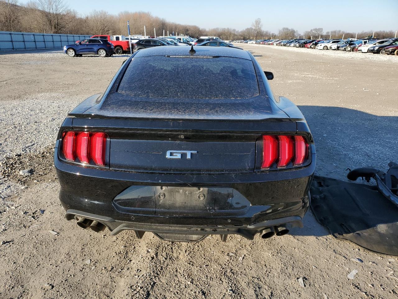 2021 Ford Mustang VIN 1FA6P8CF8M5148190 Copart auction photo, front end / side damage thumbnail 6