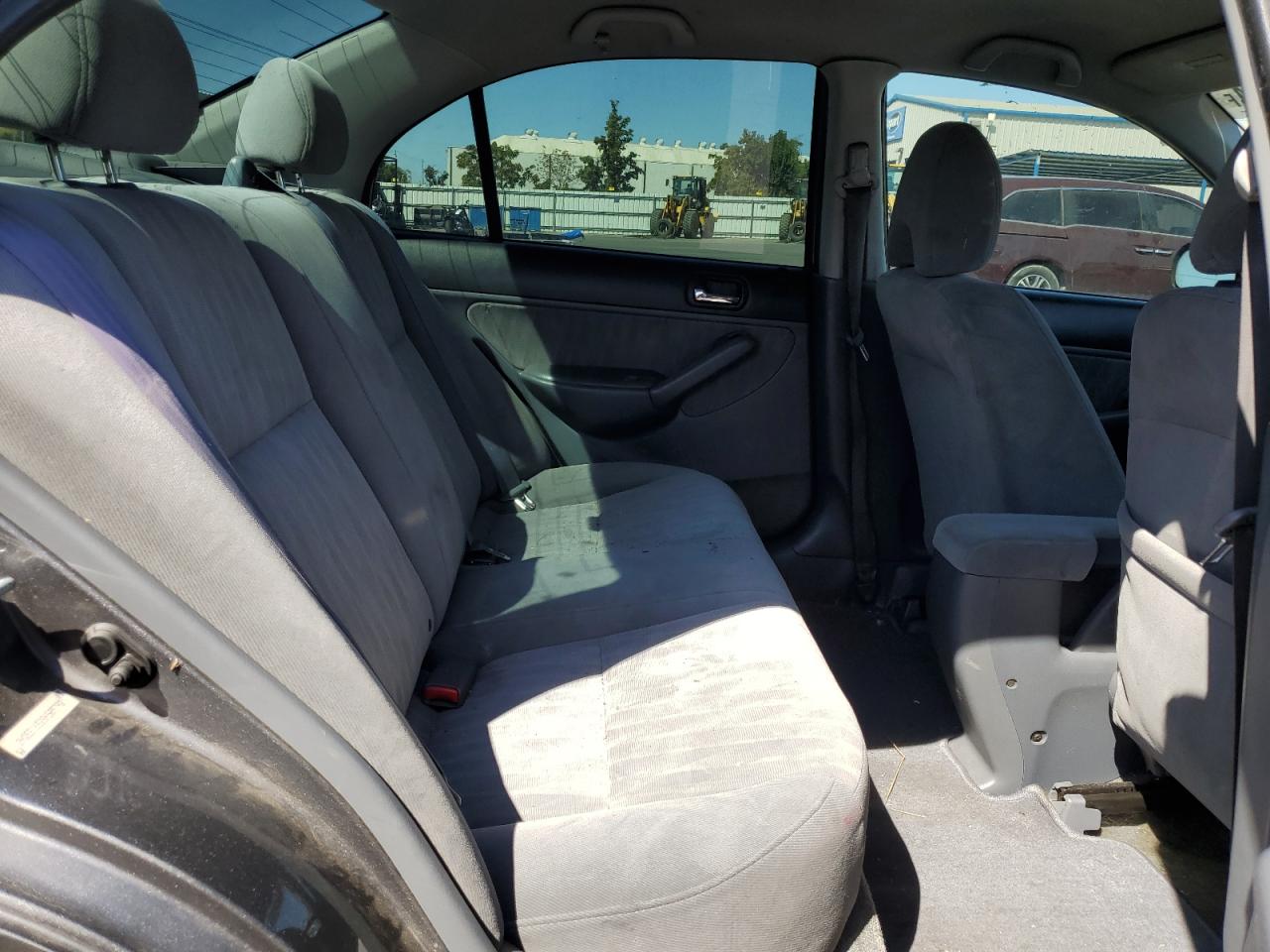 2005 Honda Civic VIN 2HGES16525H589792 Copart auction photo, front end / rear end damage thumbnail 10