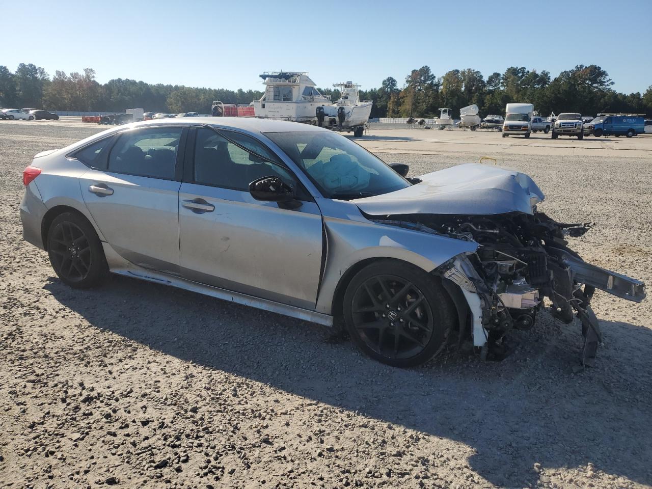 2023 Honda Civic VIN 2HGFE2F5XPH552106 Copart auction photo, front end / mechanical damage thumbnail 4