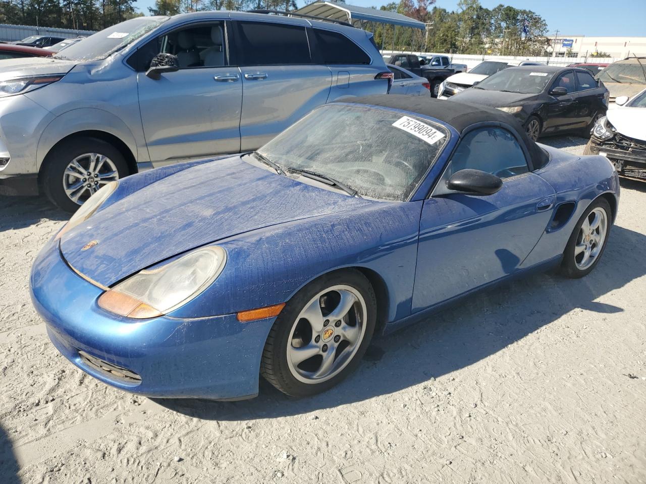 2000 Porsche Boxster VIN WP0CA2986YU627823