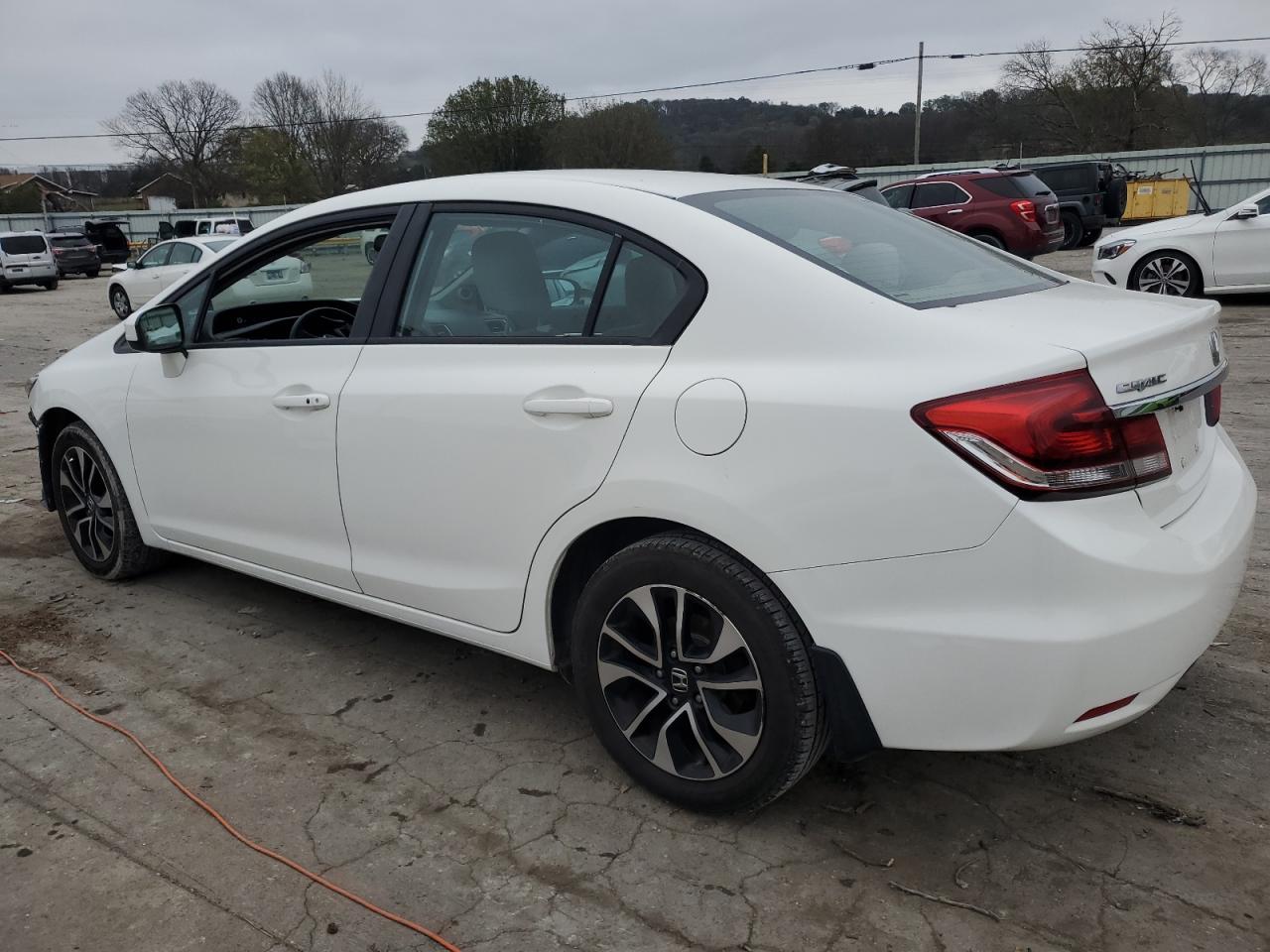 2015 Honda Civic VIN 2HGFB2F88FH502127 Copart auction photo, front end damage thumbnail 2