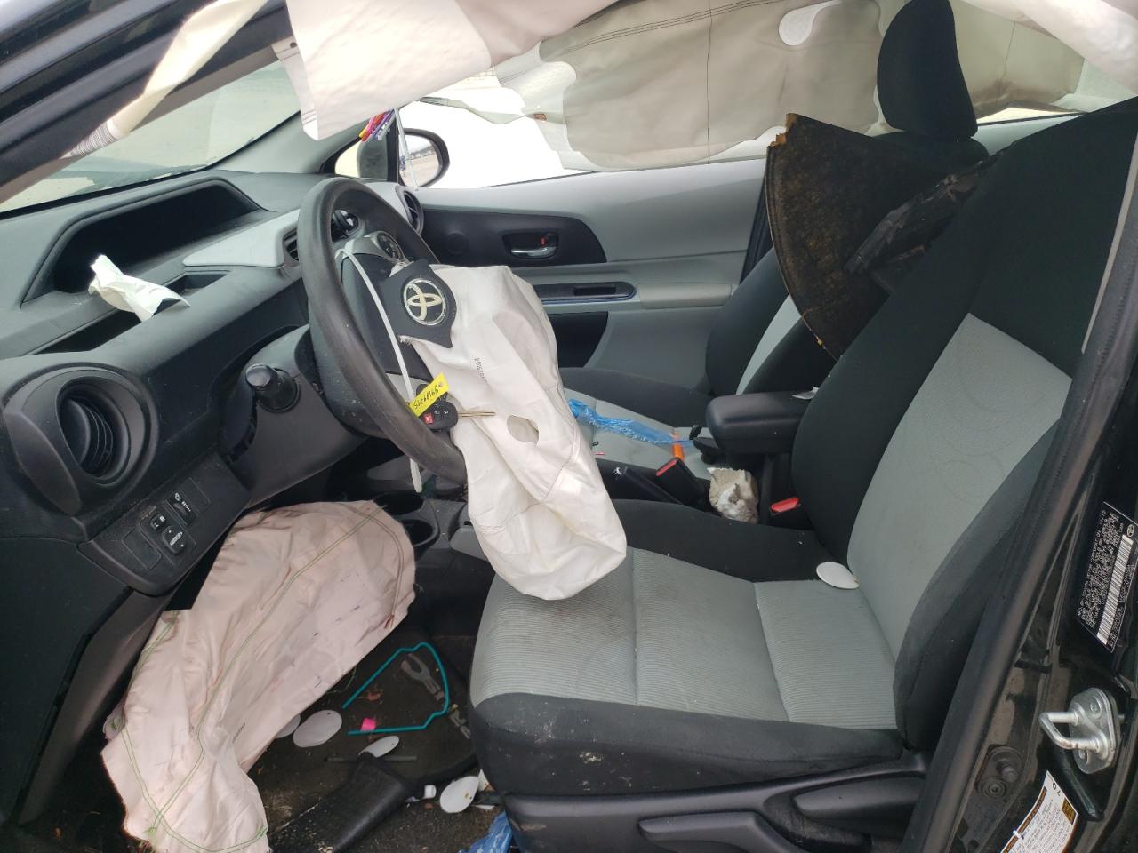 2012 Toyota Prius VIN JTDKDTB30C1030166 Copart auction photo, front end damage thumbnail 7