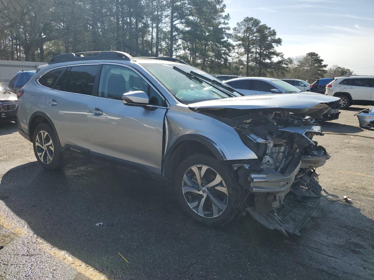 2020 Subaru Outback VIN 4S4BTGND6L3198697 Copart auction photo, front end damage thumbnail 4