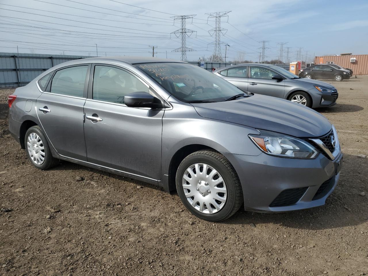 2019 Nissan Sentra VIN 3N1AB7AP4KY454881 Copart auction photo, side / minor dent/scratches damage thumbnail 4