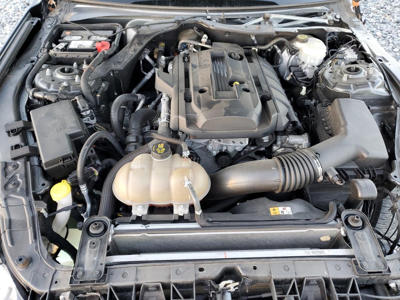 2018 Ford Mustang VIN 1FA6P8TH1J5108885 Copart auction photo, side / front end damage thumbnail 11