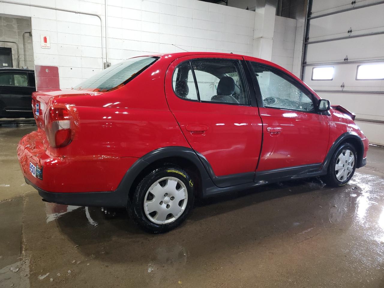 2000 Toyota Echo VIN JTDBT1237Y0095990 Copart auction photo, front end / rear end damage thumbnail 3