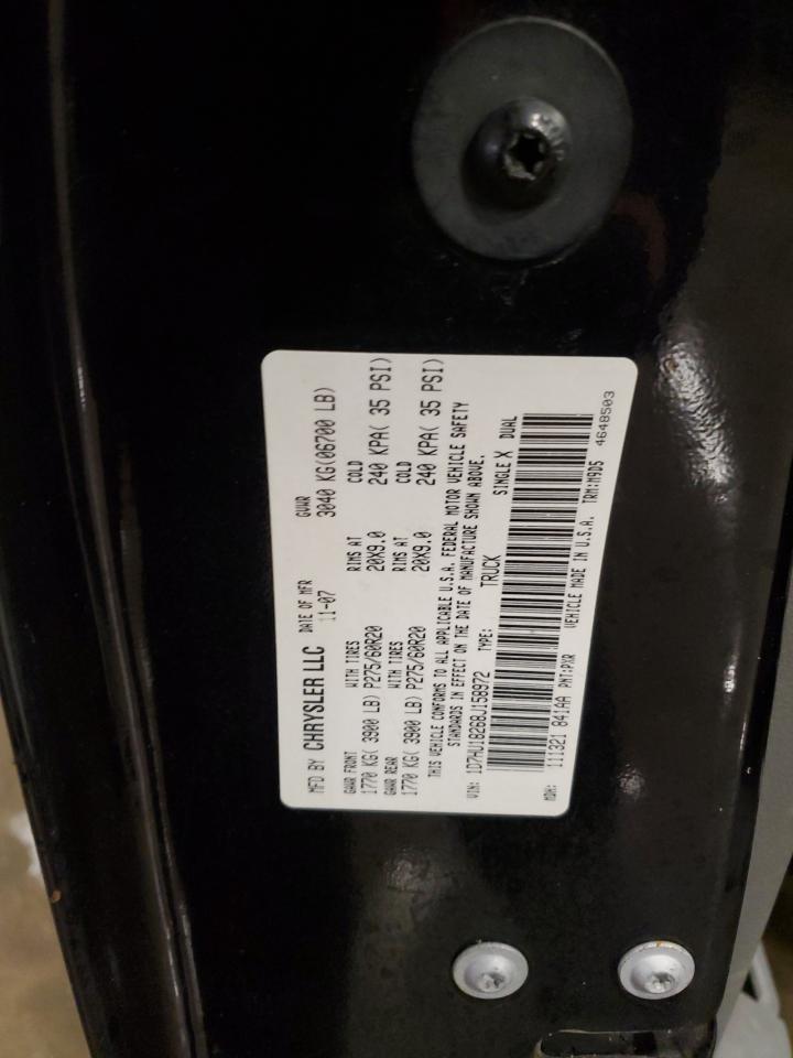 2008 Dodge RAM VIN 1D7HU18268J158972 Copart auction photo, front end damage thumbnail 12
