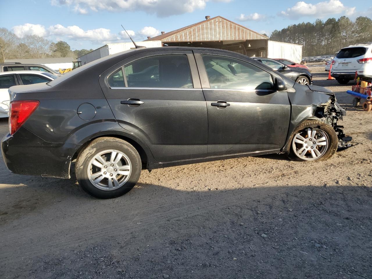 2013 Chevrolet Sonic VIN 1G1JC5SH0D4202842 Copart auction photo, front end damage thumbnail 3
