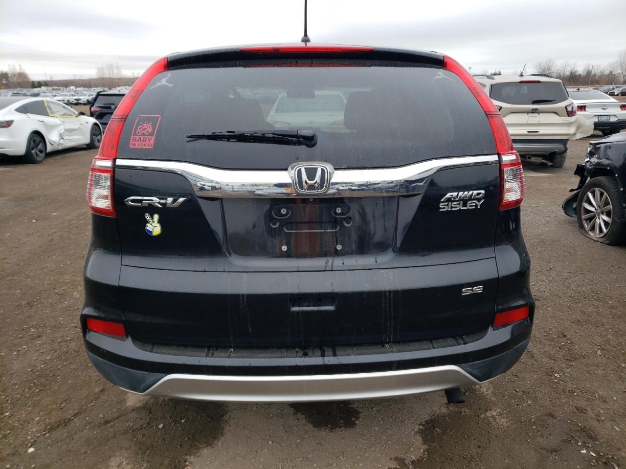 2015 Honda CR-V VIN 2HKRM4H47FH127334 Copart auction photo, front end / undercarriage damage thumbnail 6