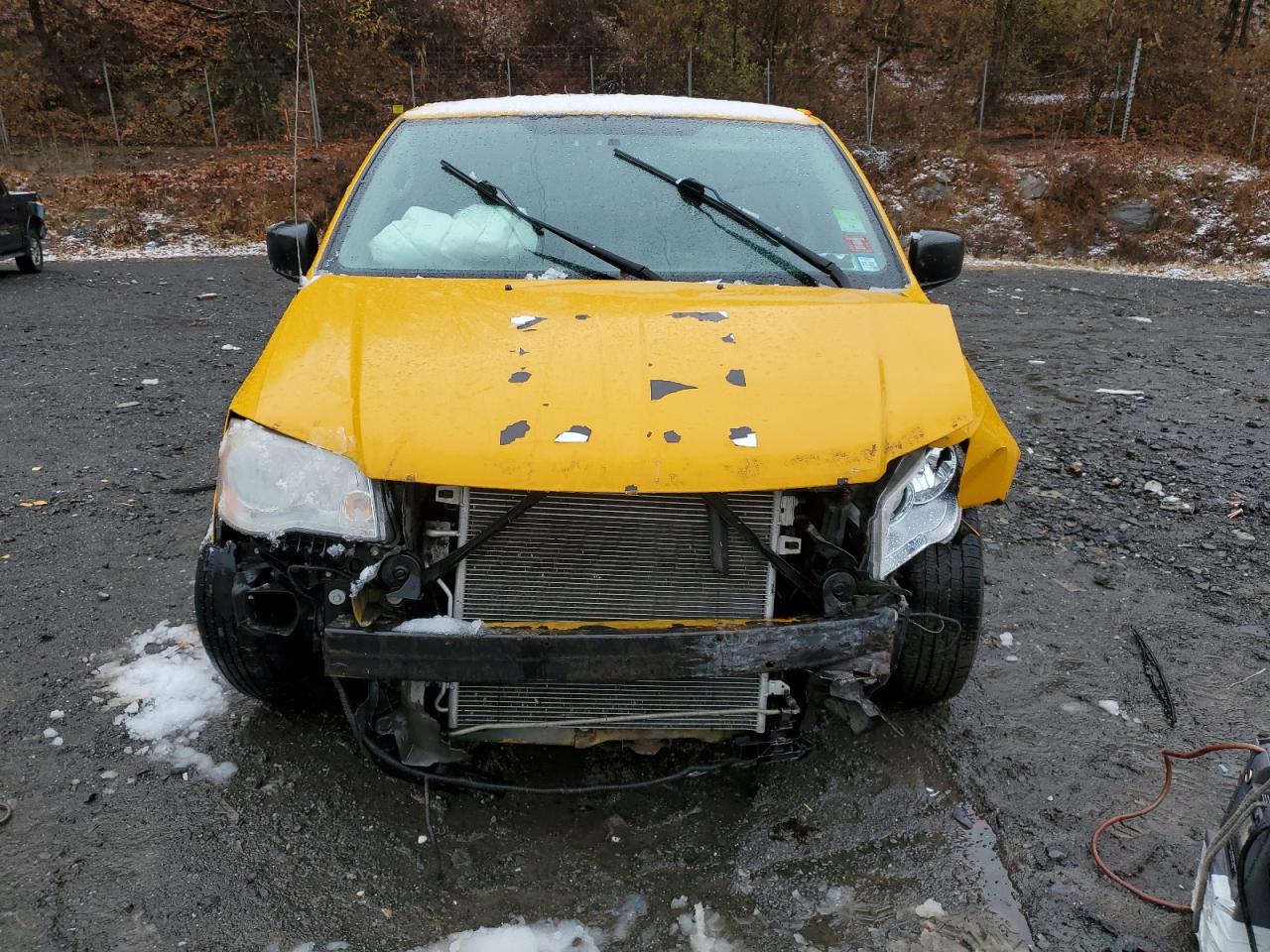 2014 Dodge Caravan VIN 2C4RDGBG9ER223780 Copart auction photo, front end / minor dent/scratches damage thumbnail 5
