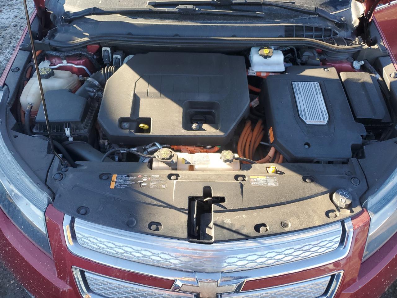 2013 Chevrolet Volt VIN 1G1RD6E48DU114684 Copart auction photo, rear end / side damage thumbnail 12