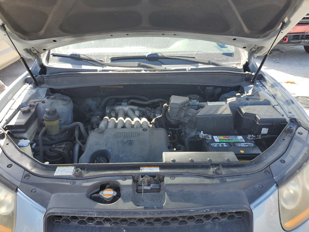 2009 Hyundai Santa Fe VIN 5NMSG13D09H266088 Copart auction photo, side / rear end damage thumbnail 13