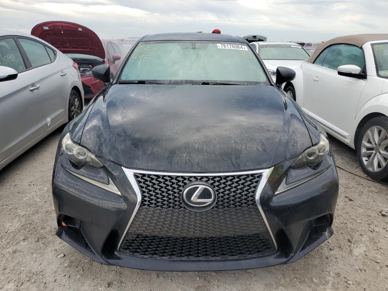 2014 Lexus IS VIN JTHBF1D21E5036992 Copart auction photo, water/flood damage thumbnail 5