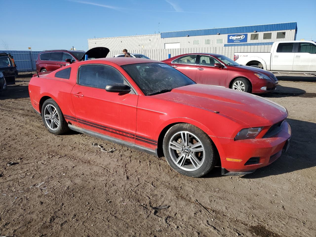 2010 Ford Mustang VIN 1ZVBP8AN7A5130968 Copart auction photo, water/flood / hail damage thumbnail 4