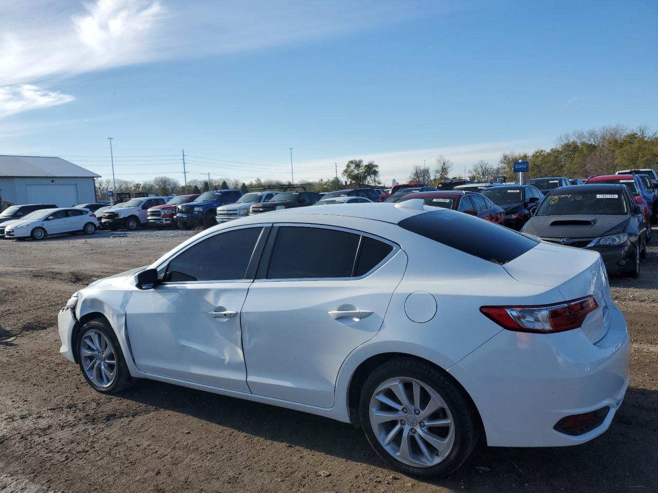 2018 Acura ILX VIN 19UDE2F39JA007168 Copart auction photo, front end / side damage thumbnail 2
