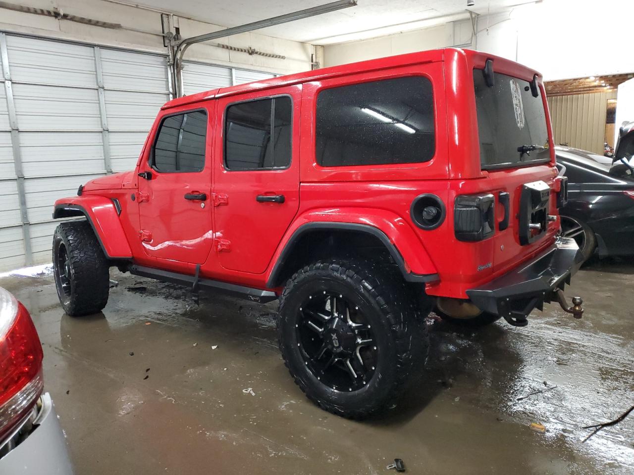 2018 Jeep Wrangler VIN 1C4HJXEG9JW132574 Copart auction photo, rollover / minor dent/scratches damage thumbnail 2