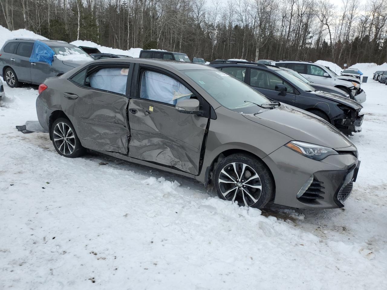 2017 Toyota Corolla VIN 2T1BURHE0HC907804 Copart auction photo, side / undercarriage damage thumbnail 4