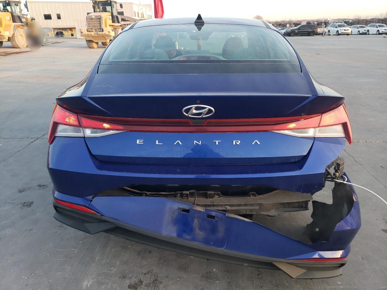 2021 Hyundai Elantra VIN 5NPLL4AG3MH015995 Copart auction photo, rear end damage thumbnail 6