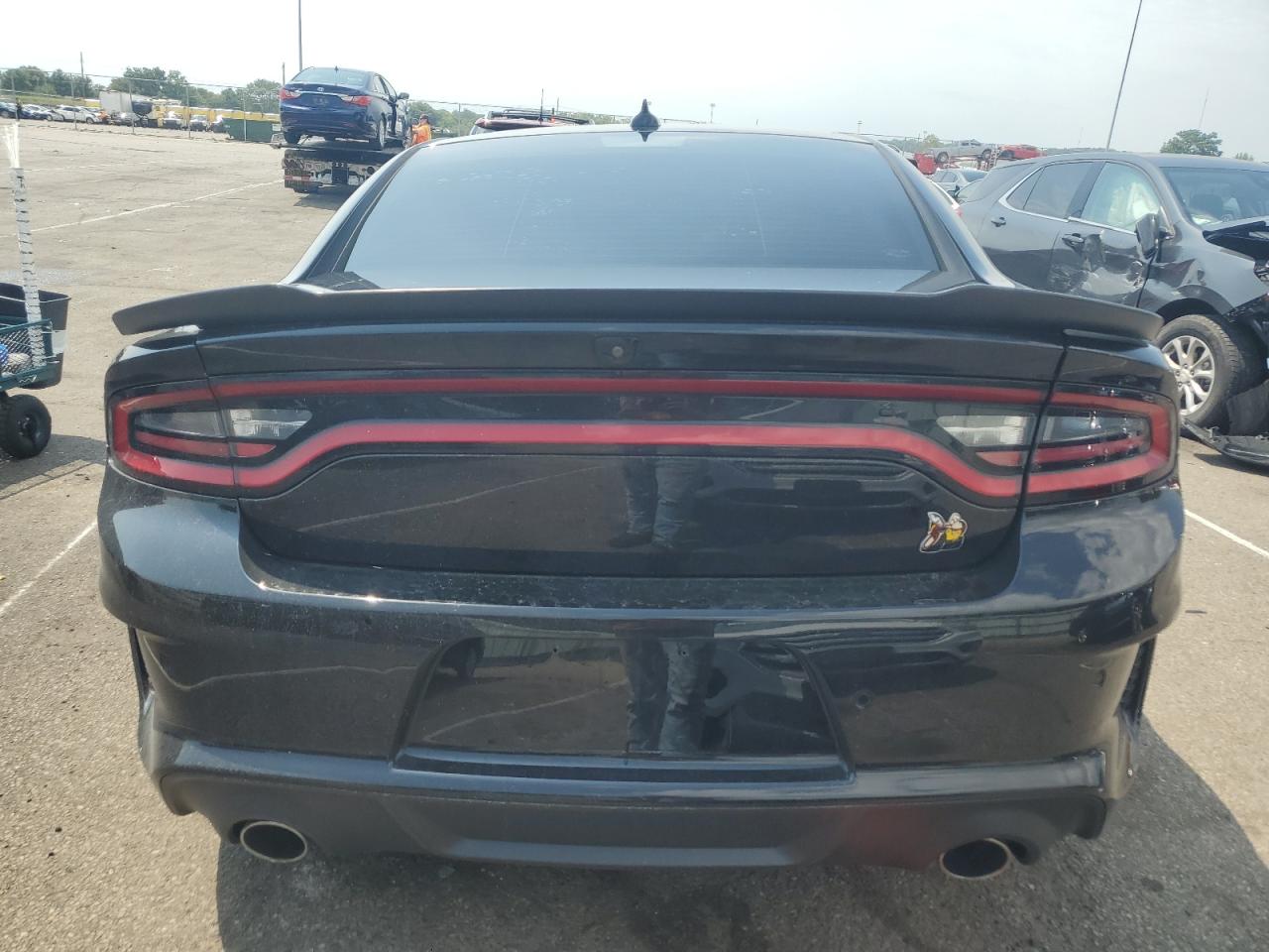 2020 Dodge Charger VIN 2C3CDXGJ9LH164750 Copart auction photo, front end / undercarriage damage thumbnail 6