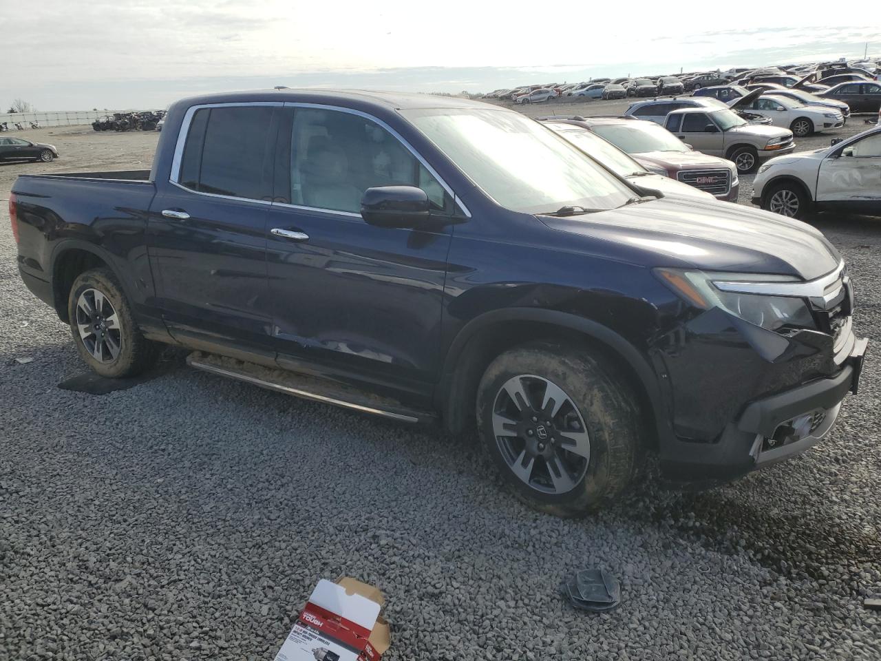 2018 Honda Ridgeline VIN 5FPYK3F77JB010683 Copart auction photo, water/flood / all over damage thumbnail 4