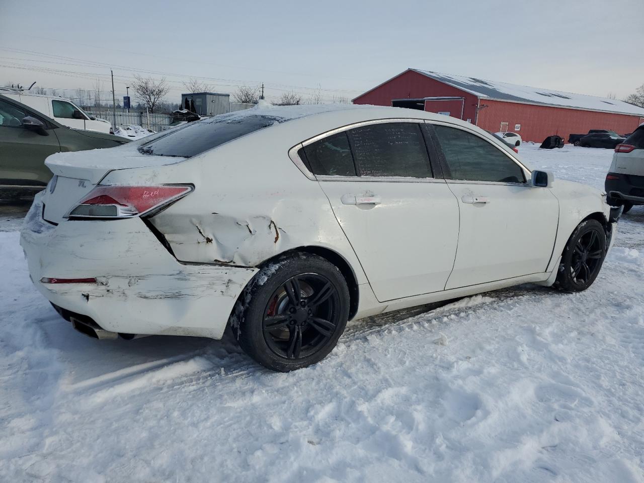 2013 Acura TL VIN 19UUA8F5XDA800192 Copart auction photo, rear end / front end damage thumbnail 3