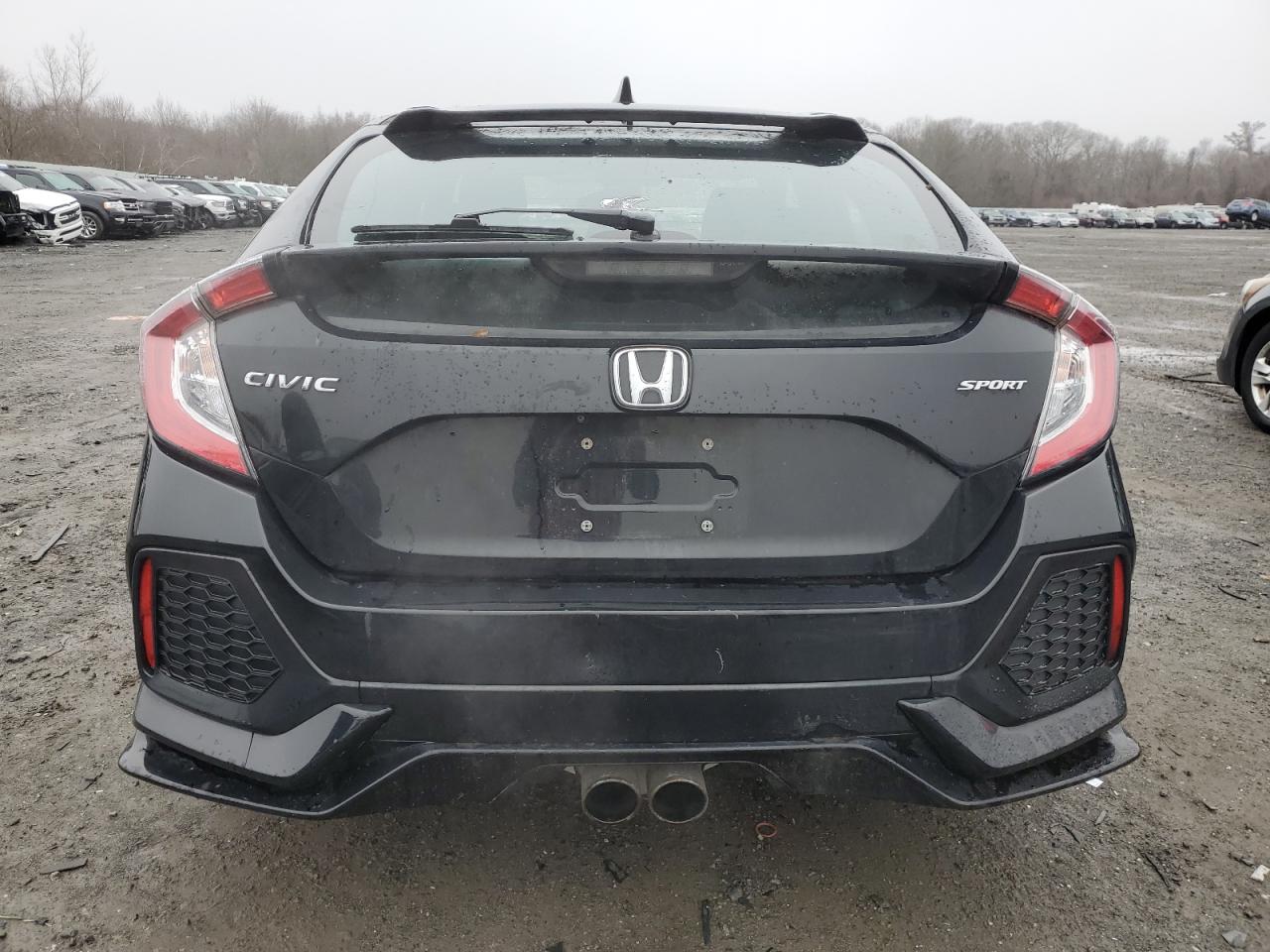 2019 Honda Civic VIN SHHFK7H45KU408484 Copart auction photo, front end / side damage thumbnail 6