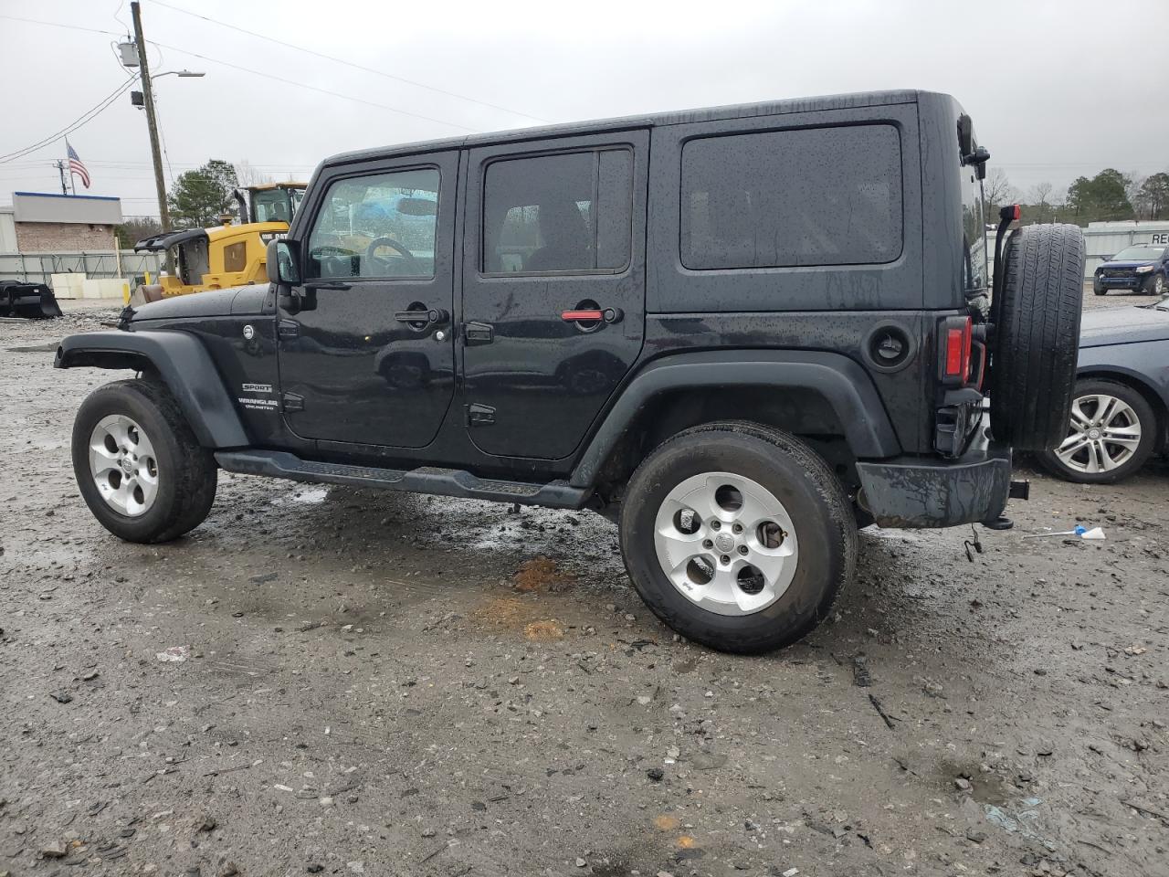 2017 Jeep Wrangler VIN 1C4BJWDG8HL682085 Copart auction photo, front end / side damage thumbnail 2