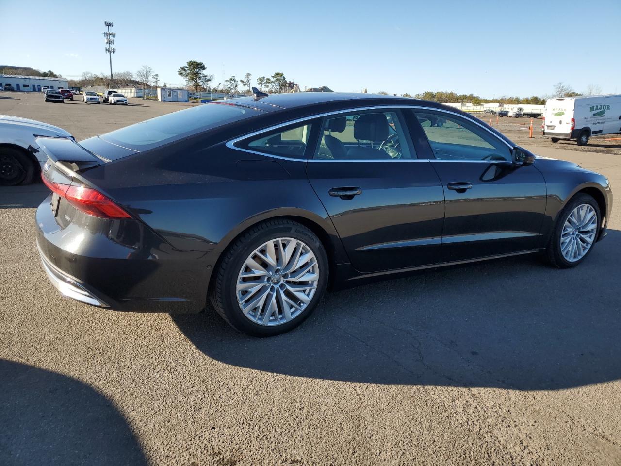 2020 Audi A7 VIN WAUR2AF28LN007153 Copart auction photo, front end / side damage thumbnail 3