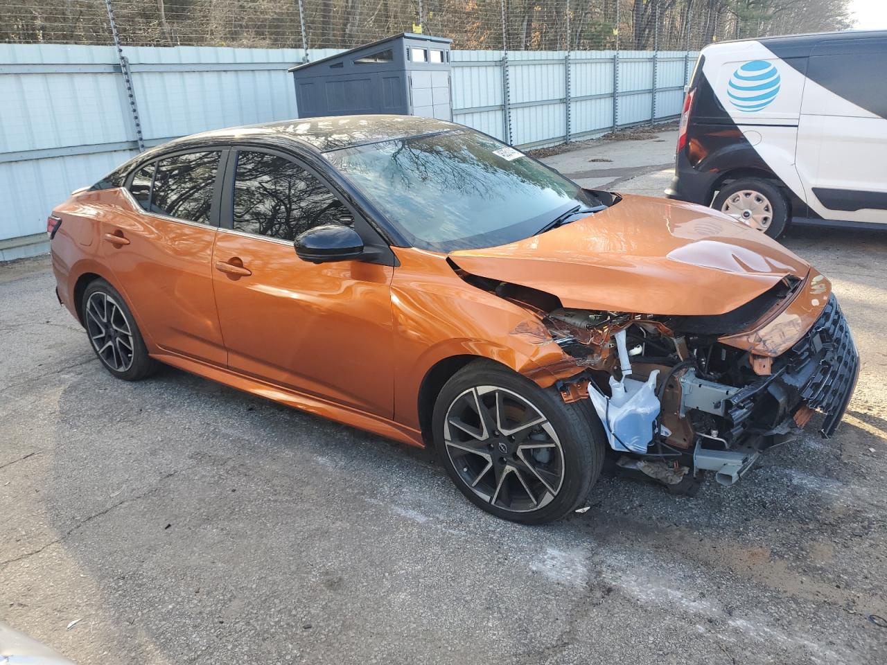 2024 Nissan Sentra VIN 3N1AB8DV3RY214537 Copart auction photo, front end damage thumbnail 4