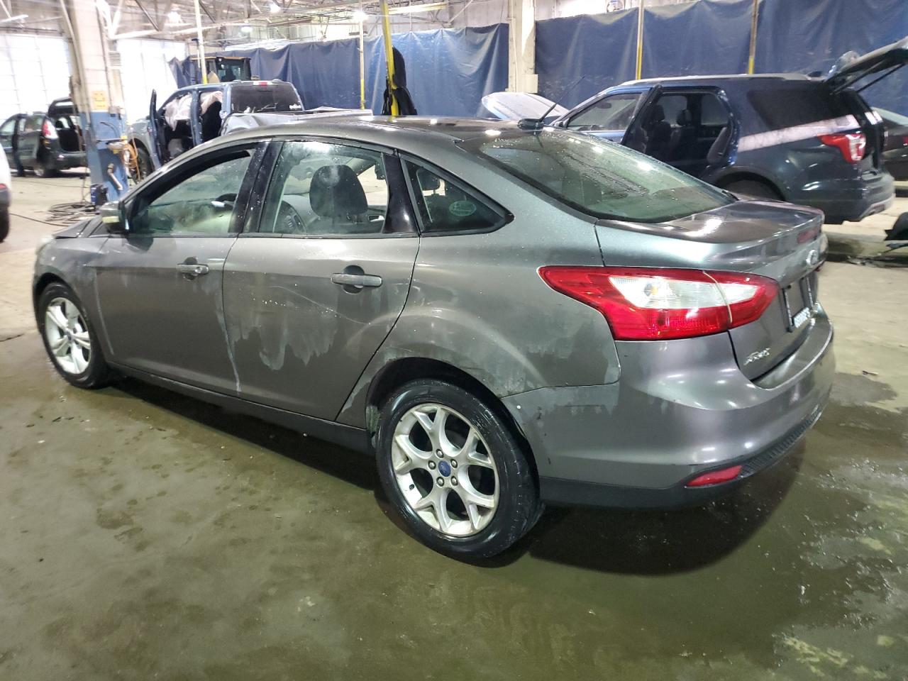 2013 Ford Focus VIN 1FADP3F20DL360743 Copart auction photo, front end / side damage thumbnail 2