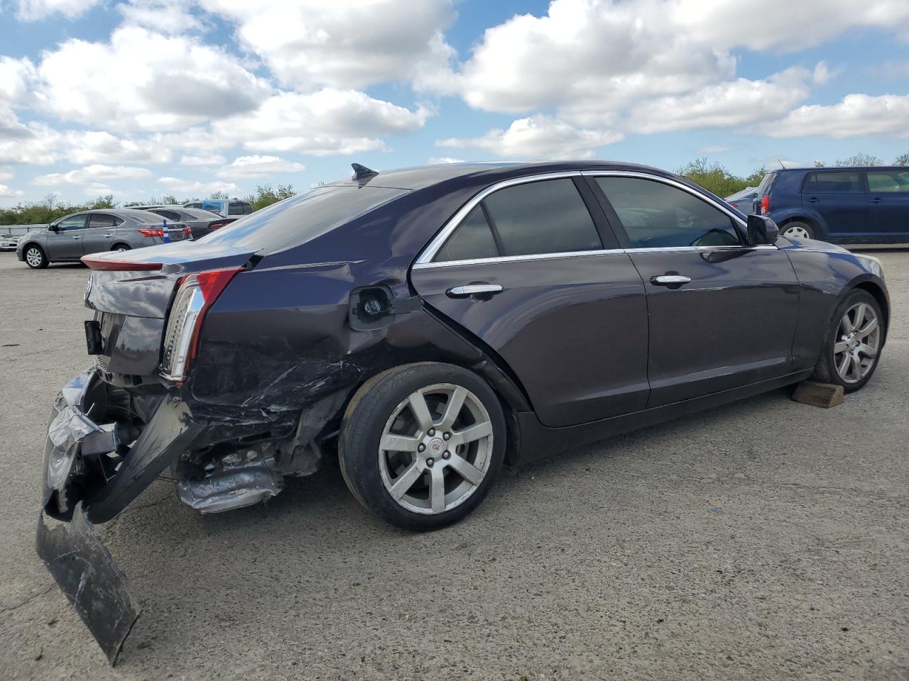 2014 Cadillac ATS VIN 1G6AA5RA8E0111335 Copart auction photo, rear end damage thumbnail 3