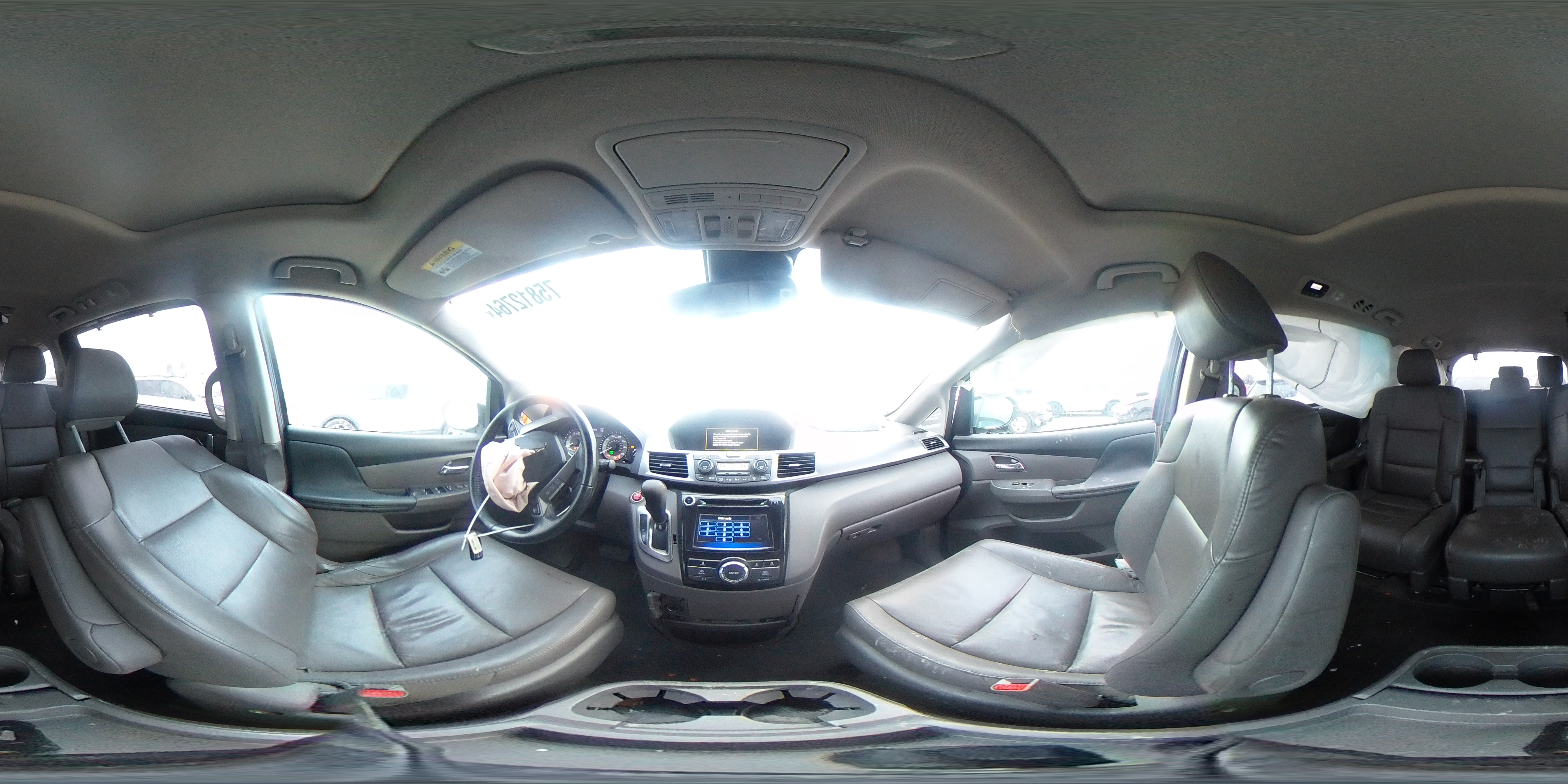 2014 Honda Odyssey VIN 5FNRL5H65EB113522 Copart auction photo, front end / mechanical damage thumbnail 13