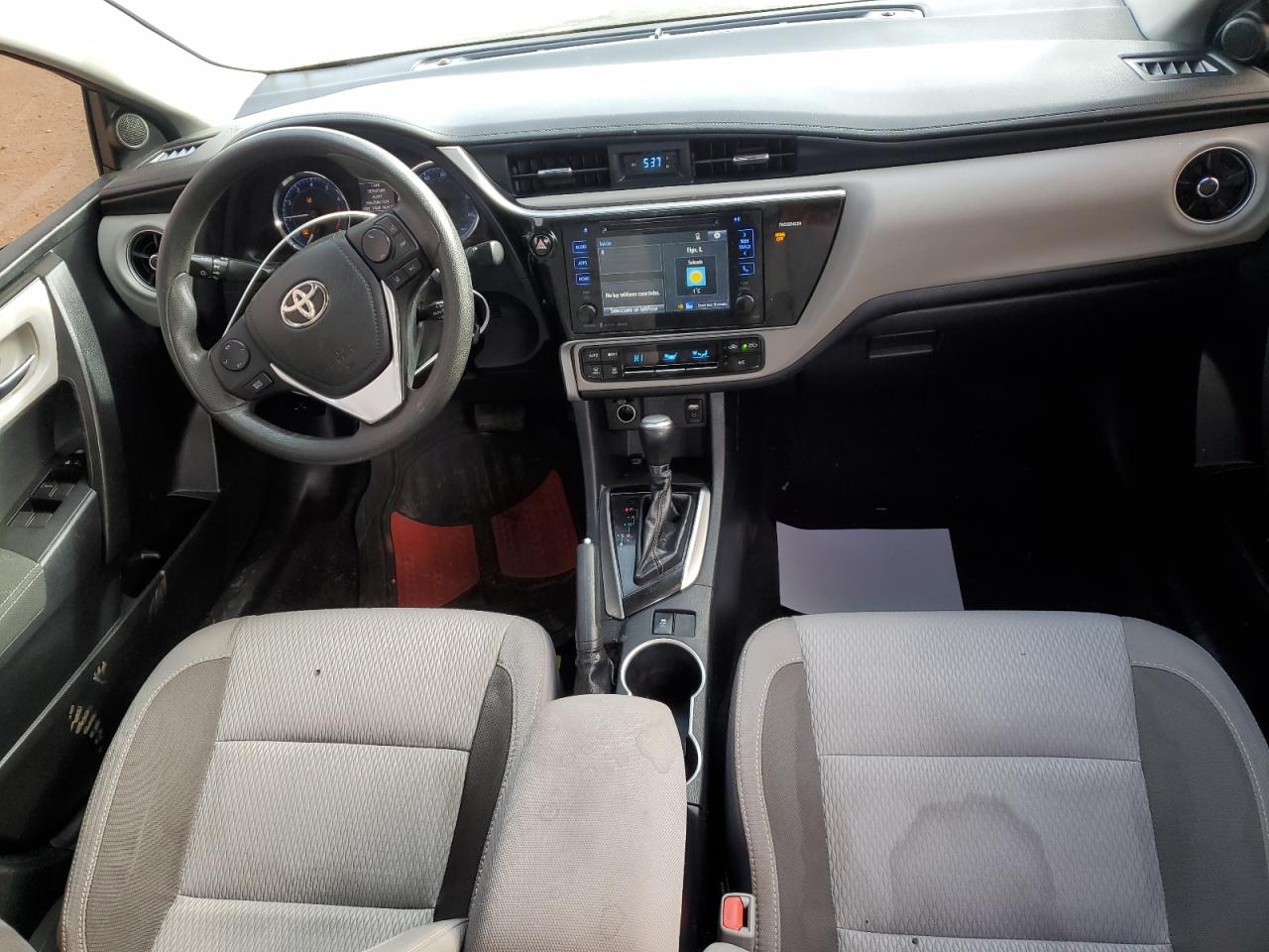2017 Toyota Corolla VIN 2T1BURHE9HC746966 Copart auction photo, all over damage thumbnail 8